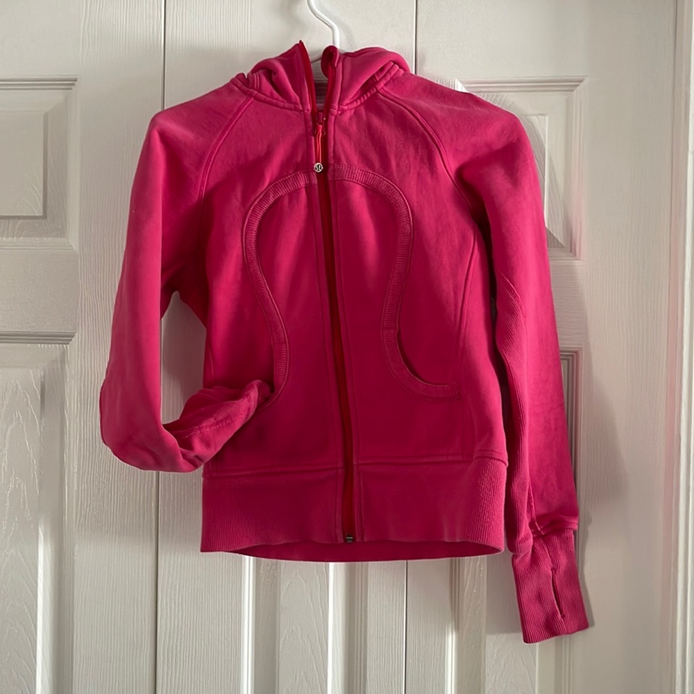 Lululemon Athletica Pink Athletic Jacket Lightweight Water-Resistant